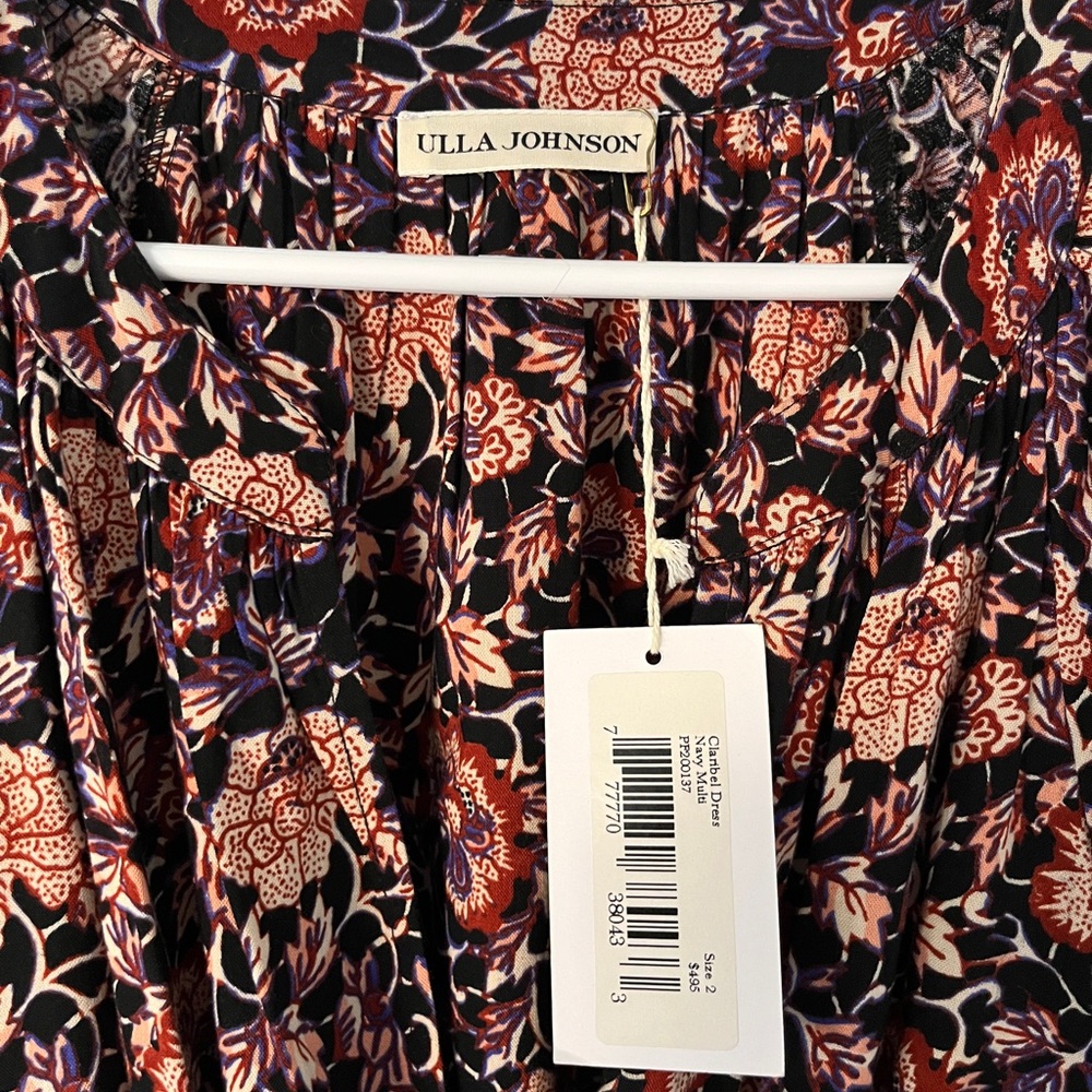 Ulla Johnson Puff Sleeve Floral Maxi Dress
